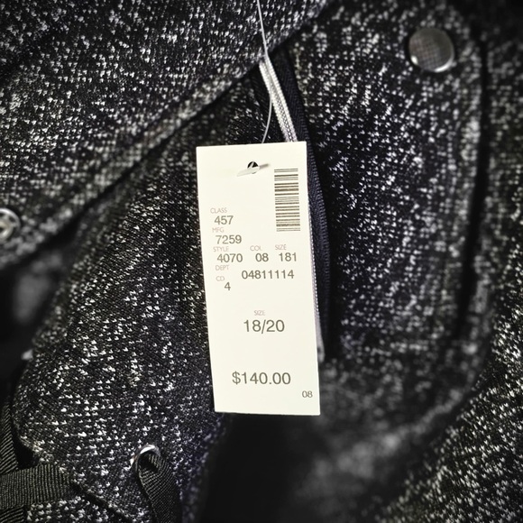 NWT AVENUE - SIDE SLIT HOODED WALKER COAT sz 18/20 - Picture 6 of 8